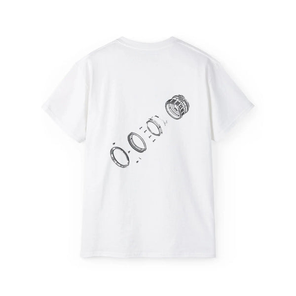 Camera diagram Unisex Ultra cotton t-shirt White