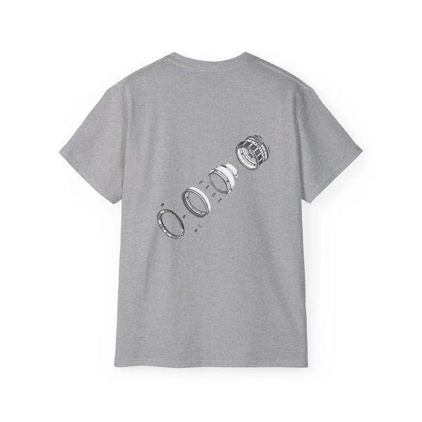 Camera diagram Unisex Ultra cotton t-shirt Grey