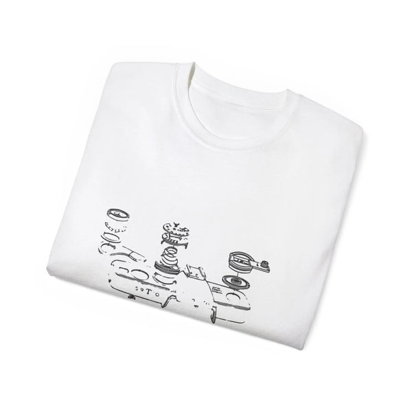 Camera diagram Unisex Ultra cotton t-shirt White
