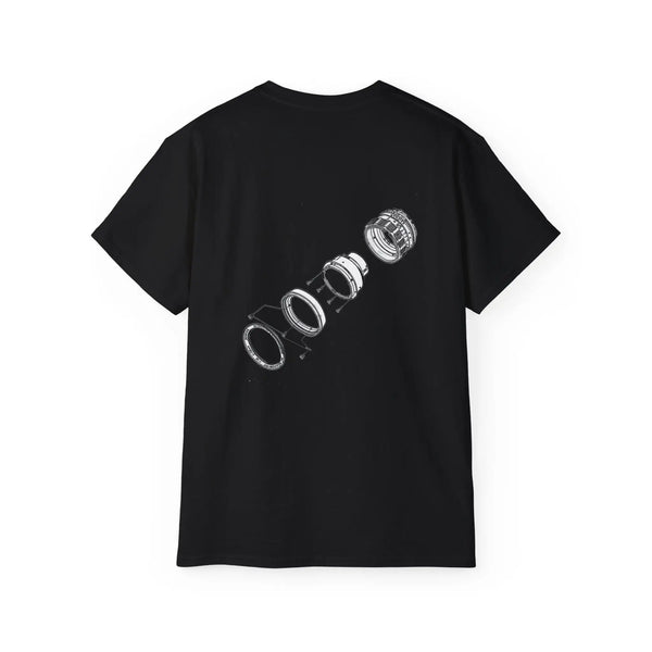 Camera diagram Unisex Ultra cotton t-shirt black