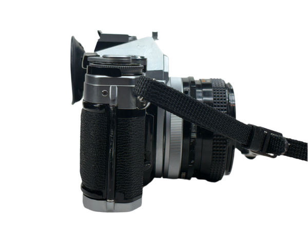 Canon AT-1 35mm SLR film camera with 50mm lens