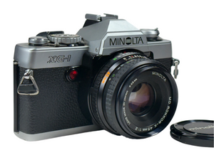 Minolta XG-1 with 45mm 1:2 lens