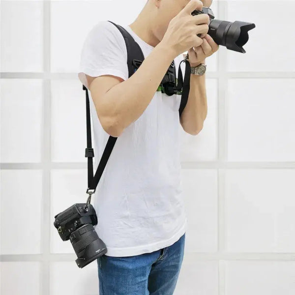 Double camera Strap - with cameras