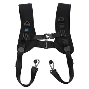 Double camera strap - front