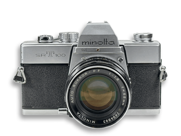 Minolta SRT-100 with 55mm 1.8 lens