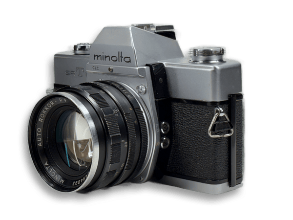 Minolta SRT-100 with 55mm 1.8 lens