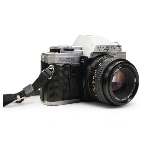 Minolta X-370 Film Camera w/ 50mm lens - Fully Functioning