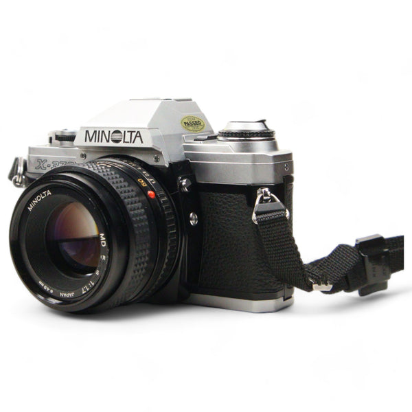 Minolta X-370 Film Camera w/ 50mm lens - Fully Functioning