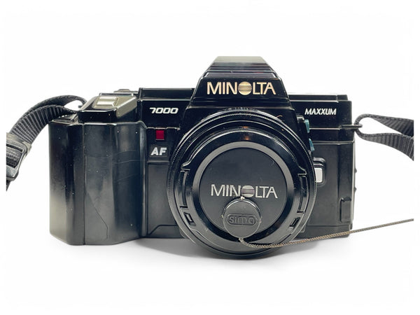 Minolta Maxxum 7000 w/ Maxxum 50mm lens auto and manual 