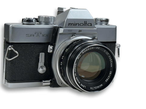 Minolta srt101 film camera