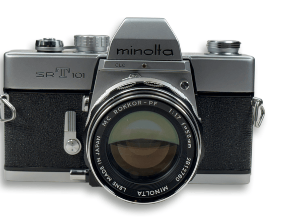 Minolta srt101 film camera w