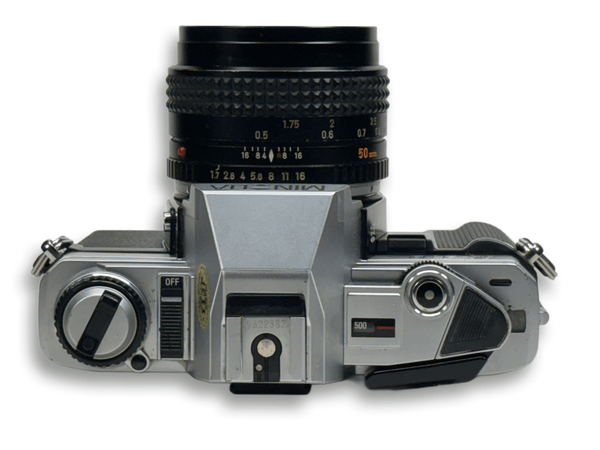 Vintage Minolta x370 w/ 50mm lens 6