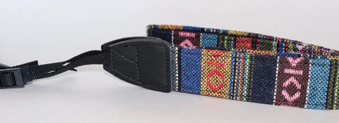 Embroidered camera strap