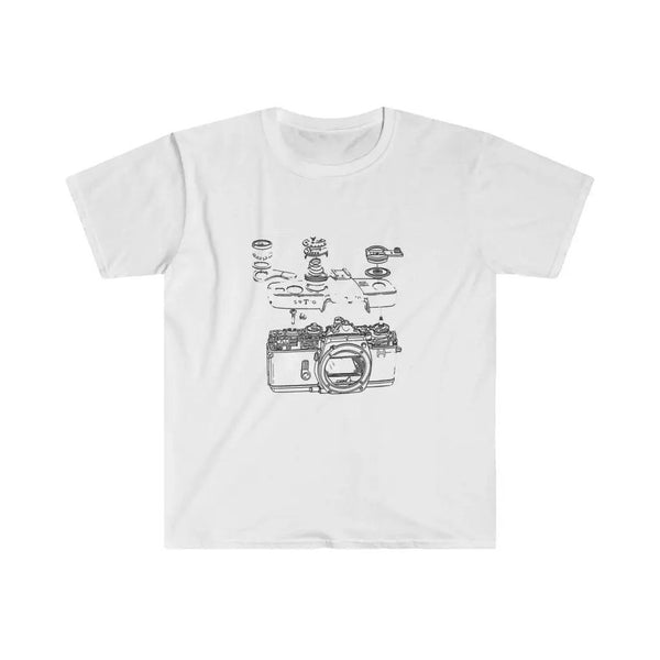 Camera T-Shirt - Front white