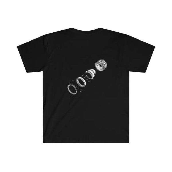 Camera T-Shirt - back black