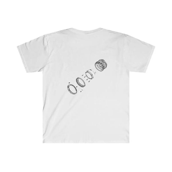 Camera T-shirt - Back White